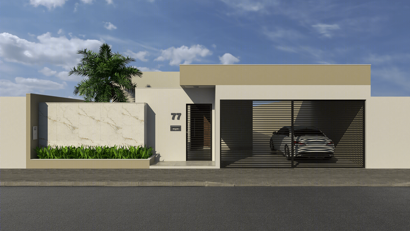 RENDER FACHADA R-1
