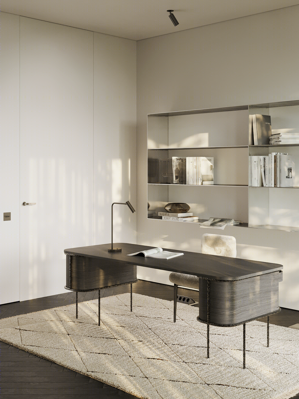 乌克兰舒适家庭办公室设计丨Yuliia Zhatko-8