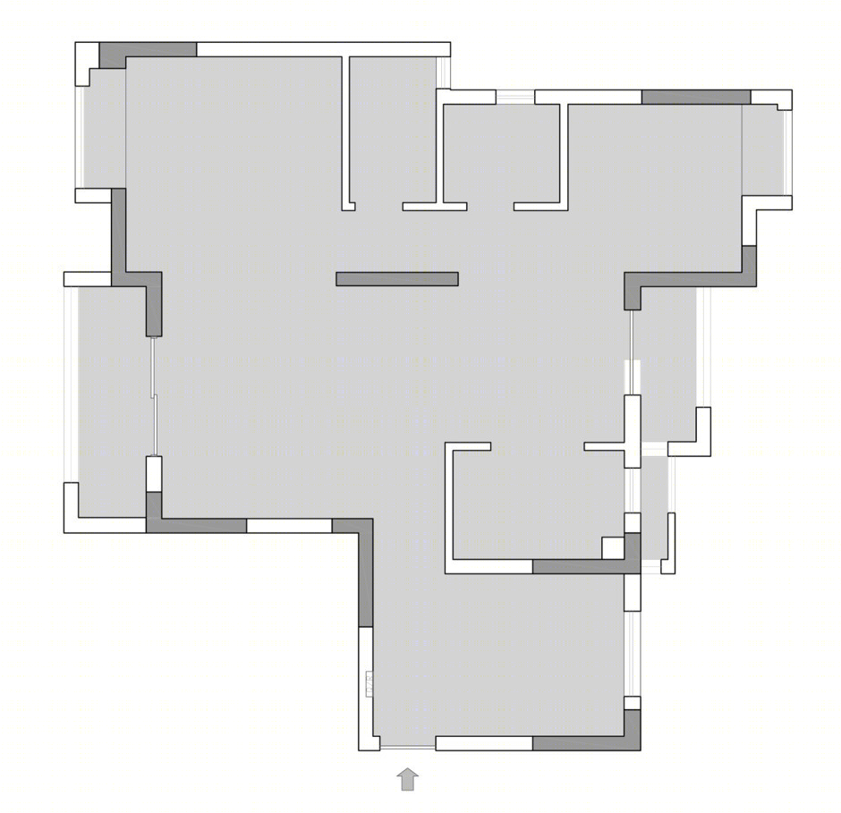 110㎡简约风住宅设计-0