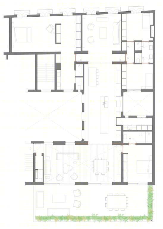 华夫饼住宅（Barquillo）by OOAA Arquitectura-9