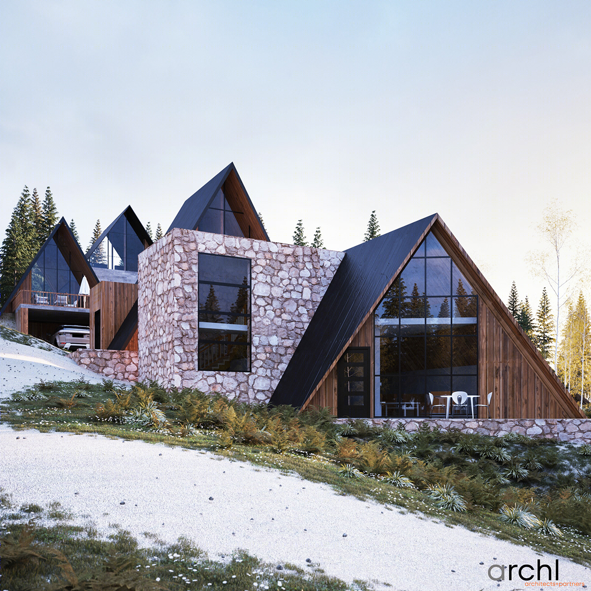 Boge 三家庭别墅-0