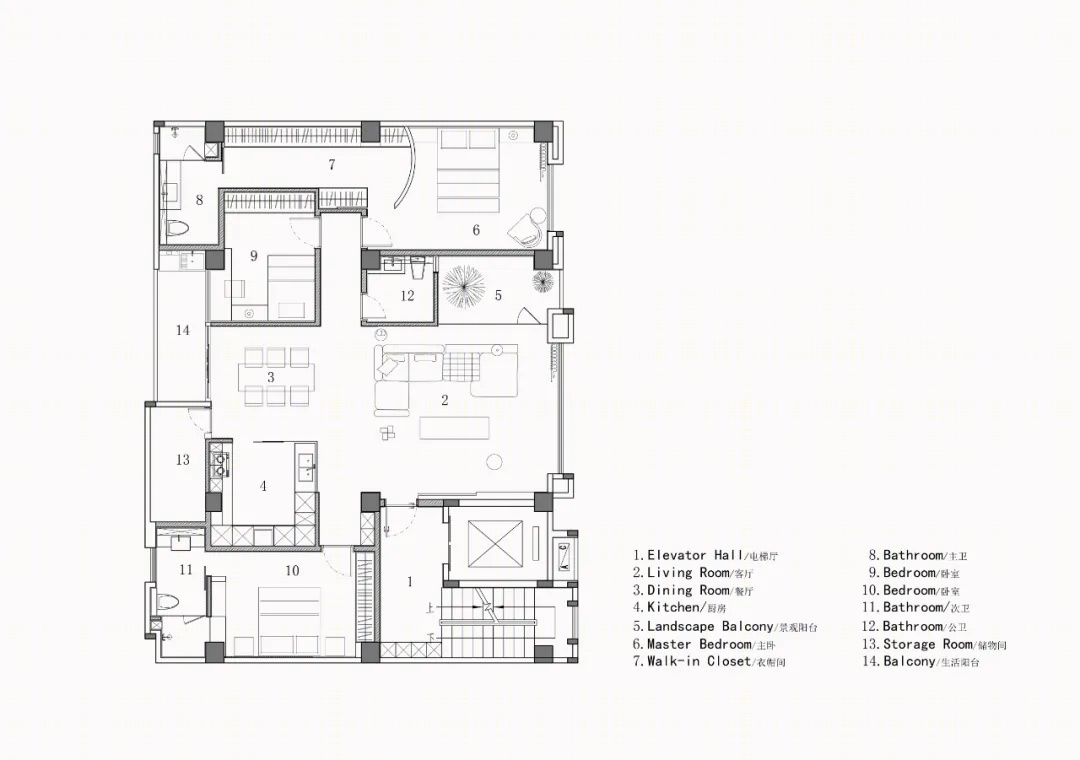 AD艾克建筑设计丨别墅丨谢培河 | 红盒子-47