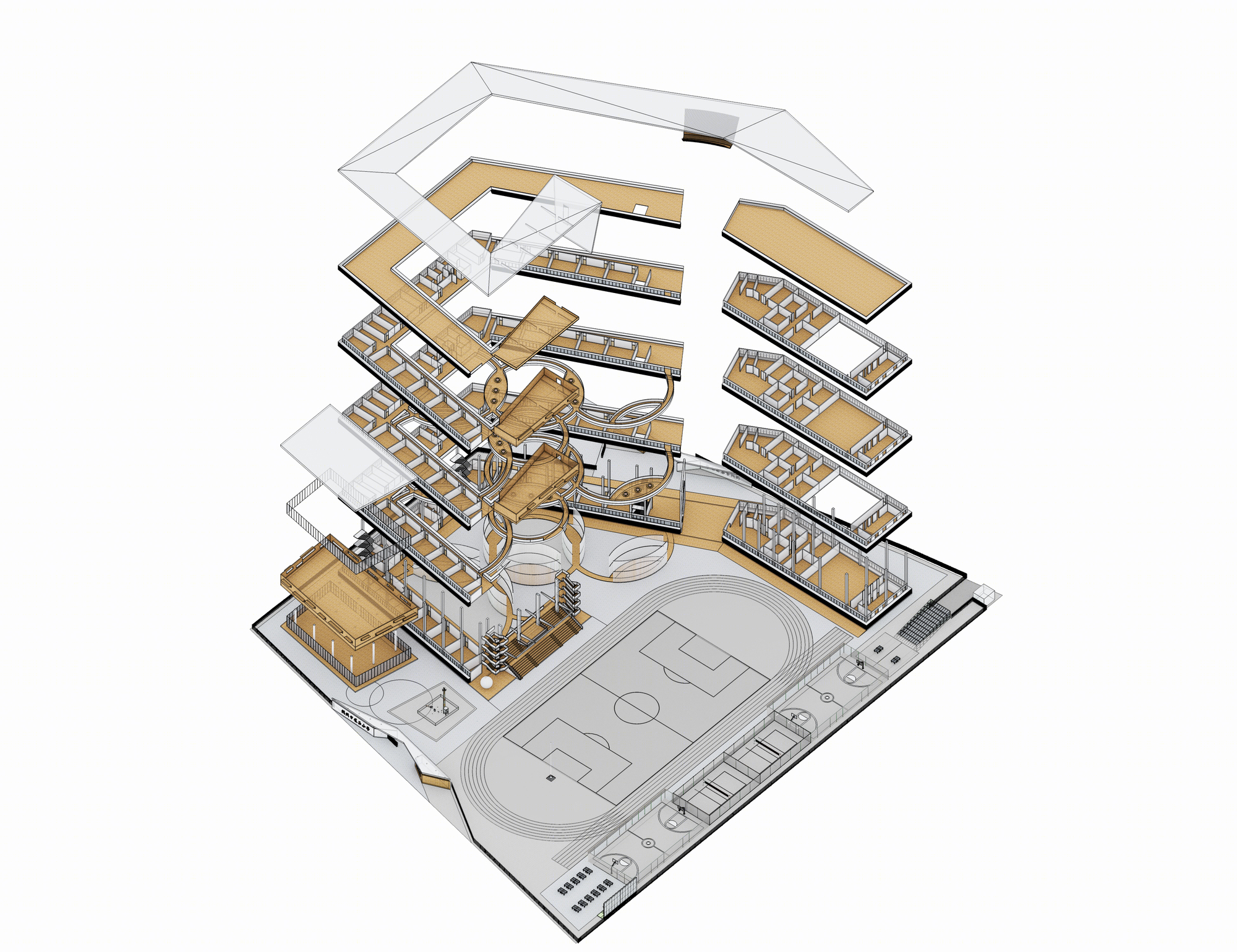 开放与围合交融的校园建筑 · 凤溪小学丨Minax Architects-42