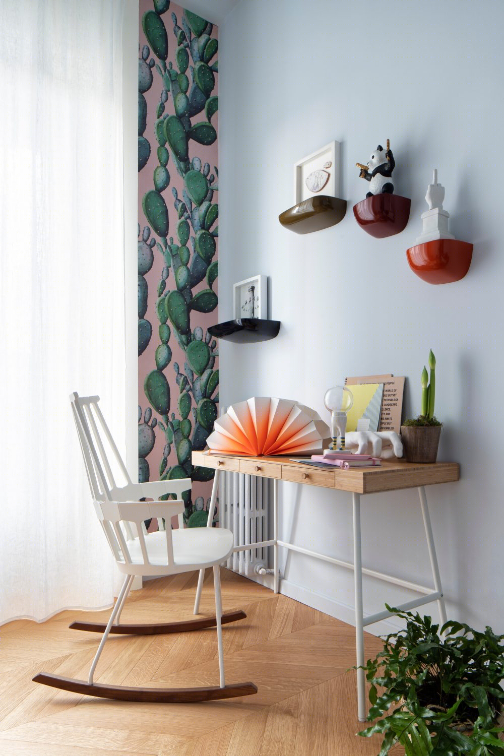 米兰 110 平米公寓的彩色雕塑生活-21