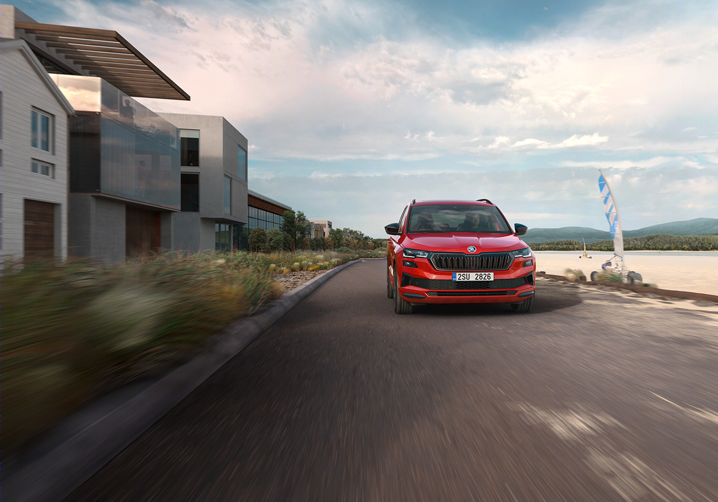 ŠKODA KAROQ 全 CGI 项目丨Jakub Hanzlíček-5