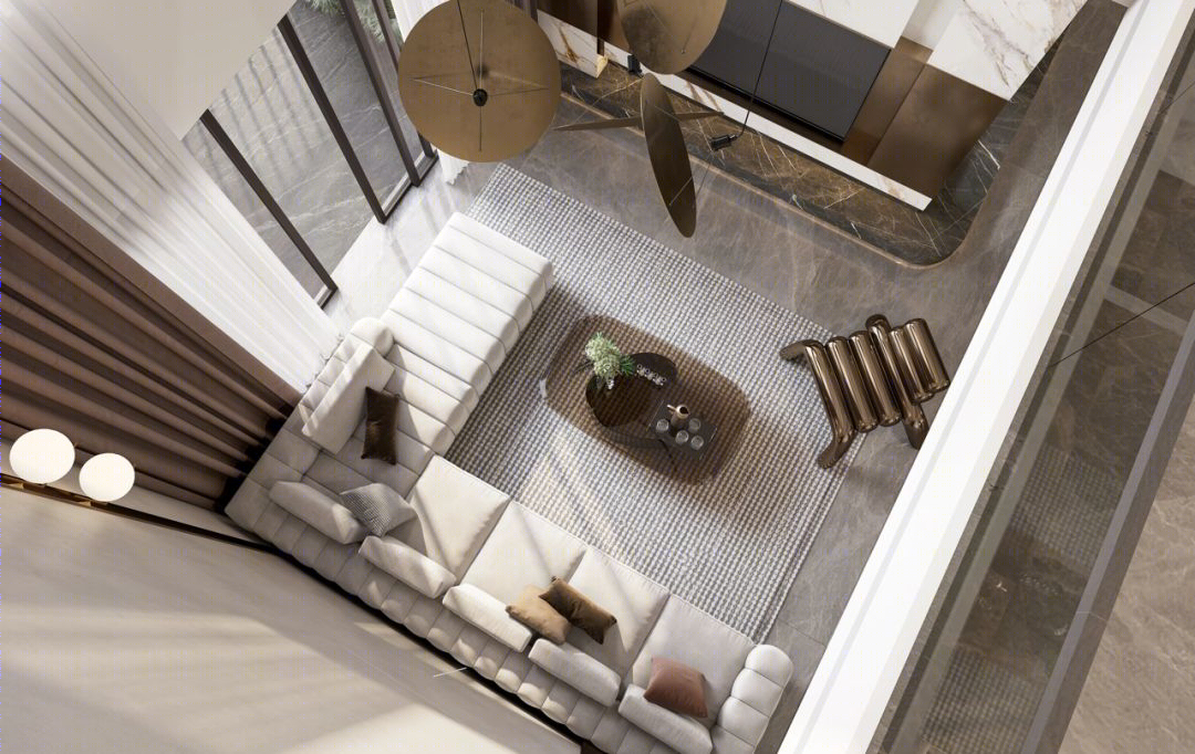 400 平方温馨轻奢复式楼设计-8