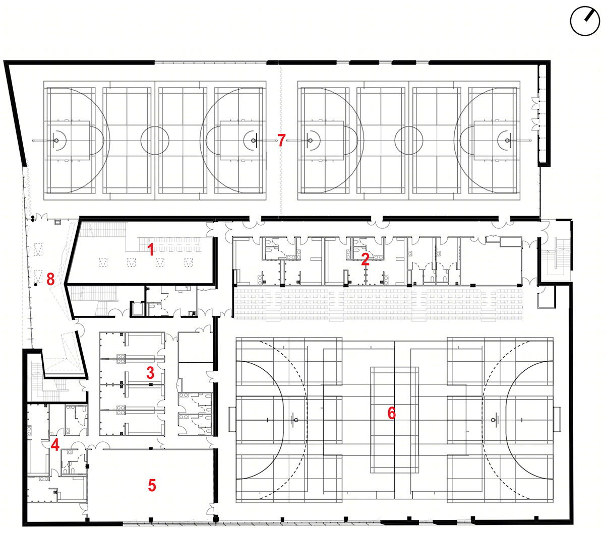 Espace Pierre Tallagrand | 法国多尔市的创新体育中心设计-83