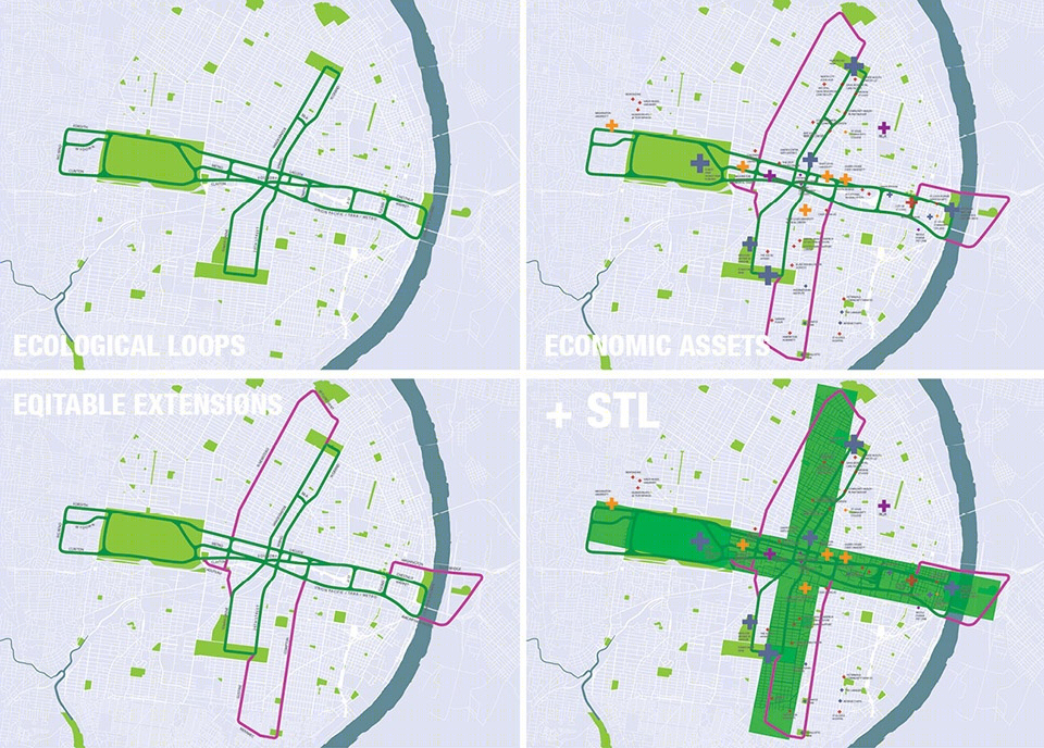 圣路易斯绿道规划 | 连接城市断裂带的生态经济方案-29