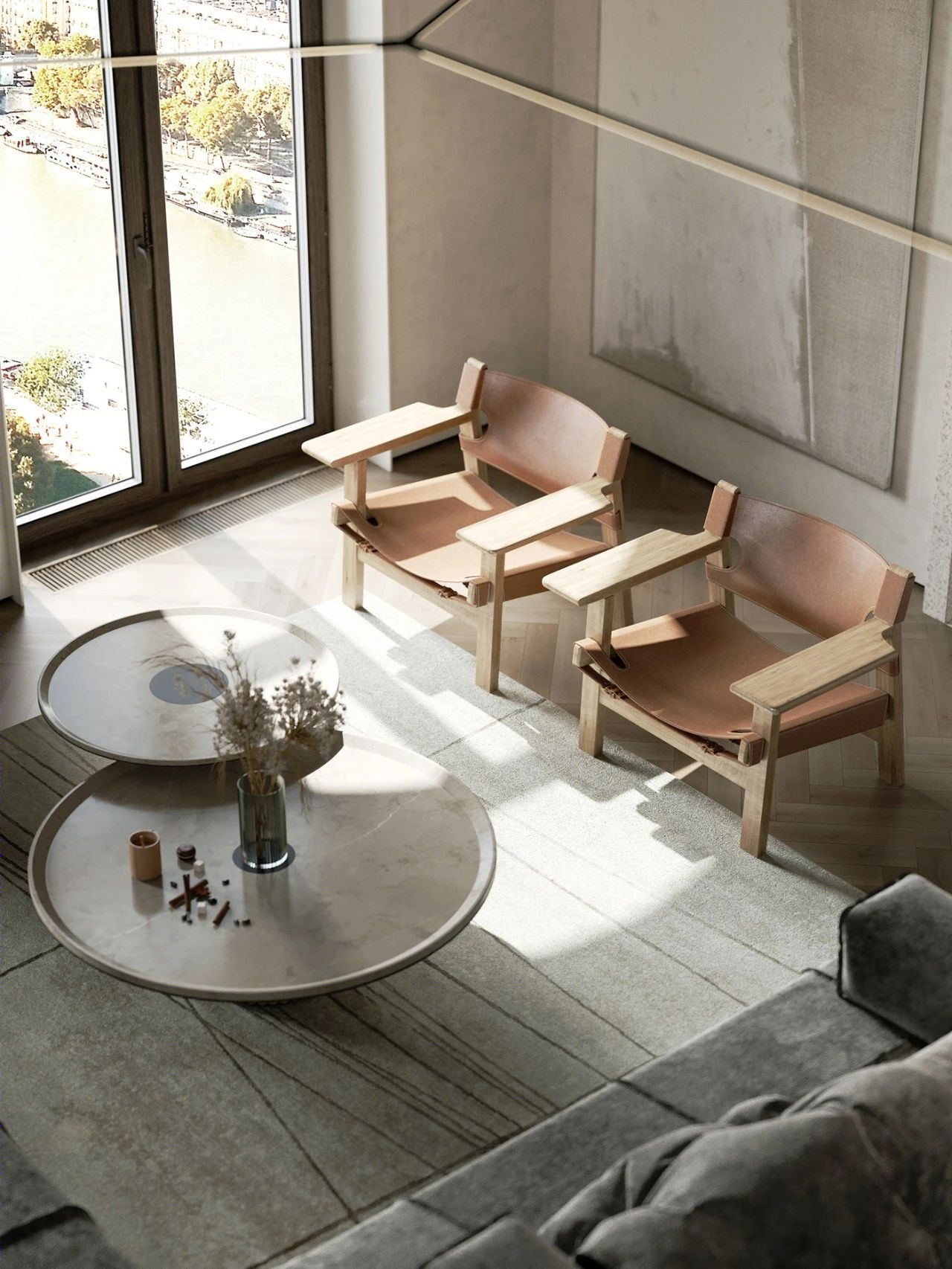 原木水泥灰，优雅 loft 生活-28