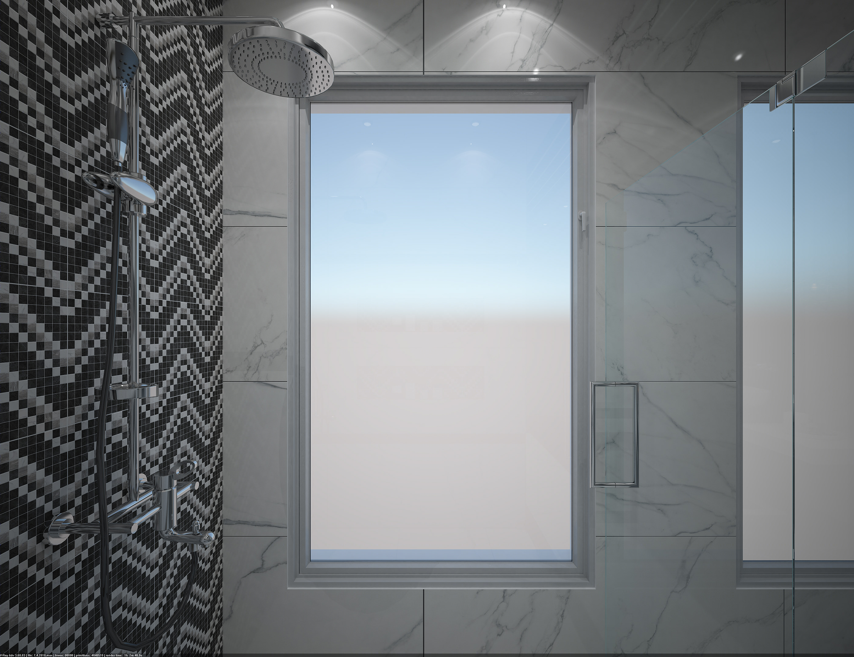 奢华灰色系卫浴设计-13