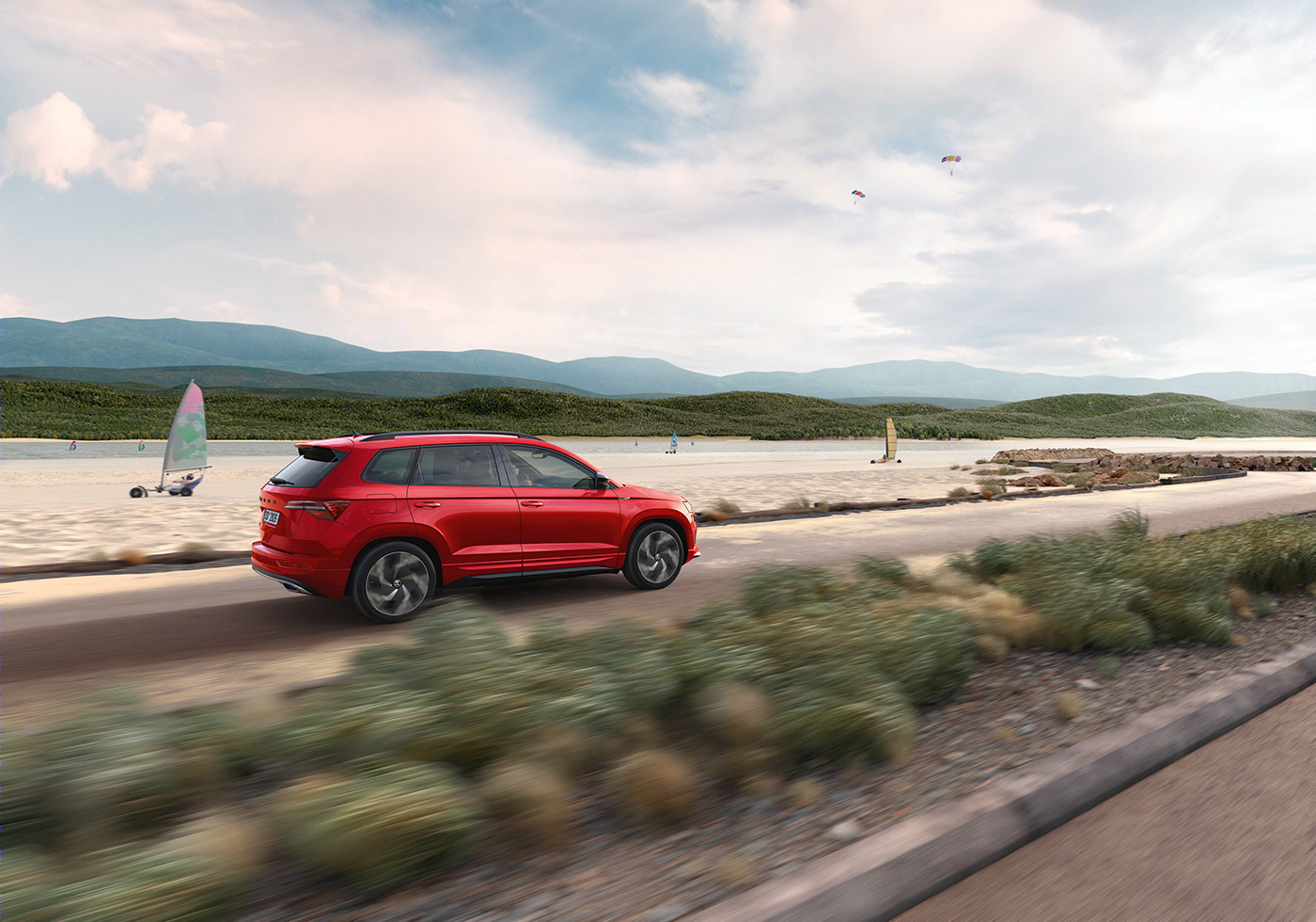 ŠKODA KAROQ 全 CGI 项目丨Jakub Hanzlíček-7