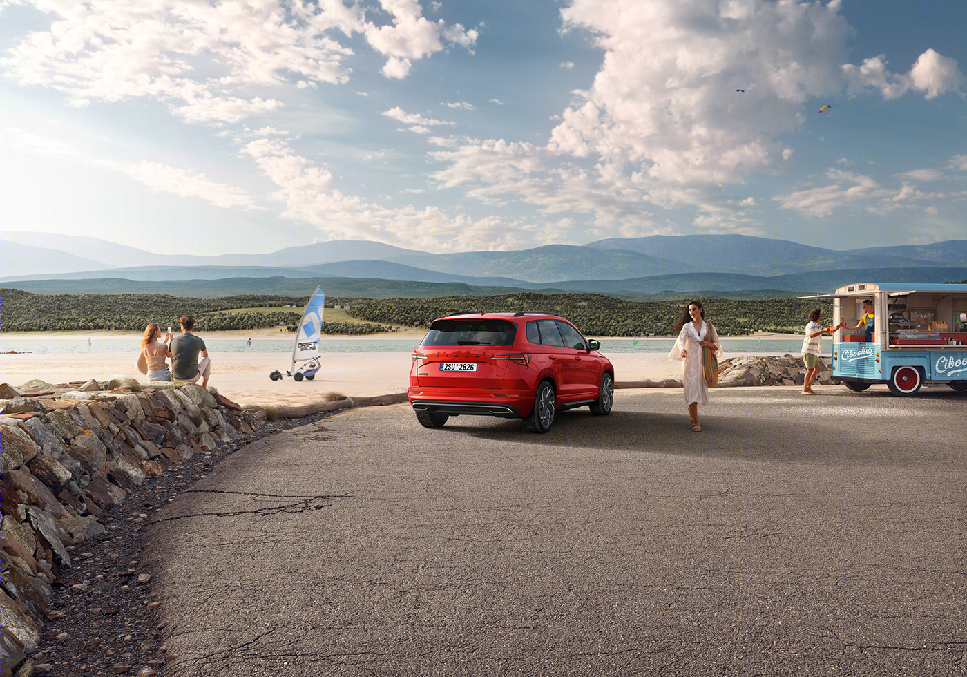 ŠKODA KAROQ 全 CGI 项目丨Jakub Hanzlíček-8