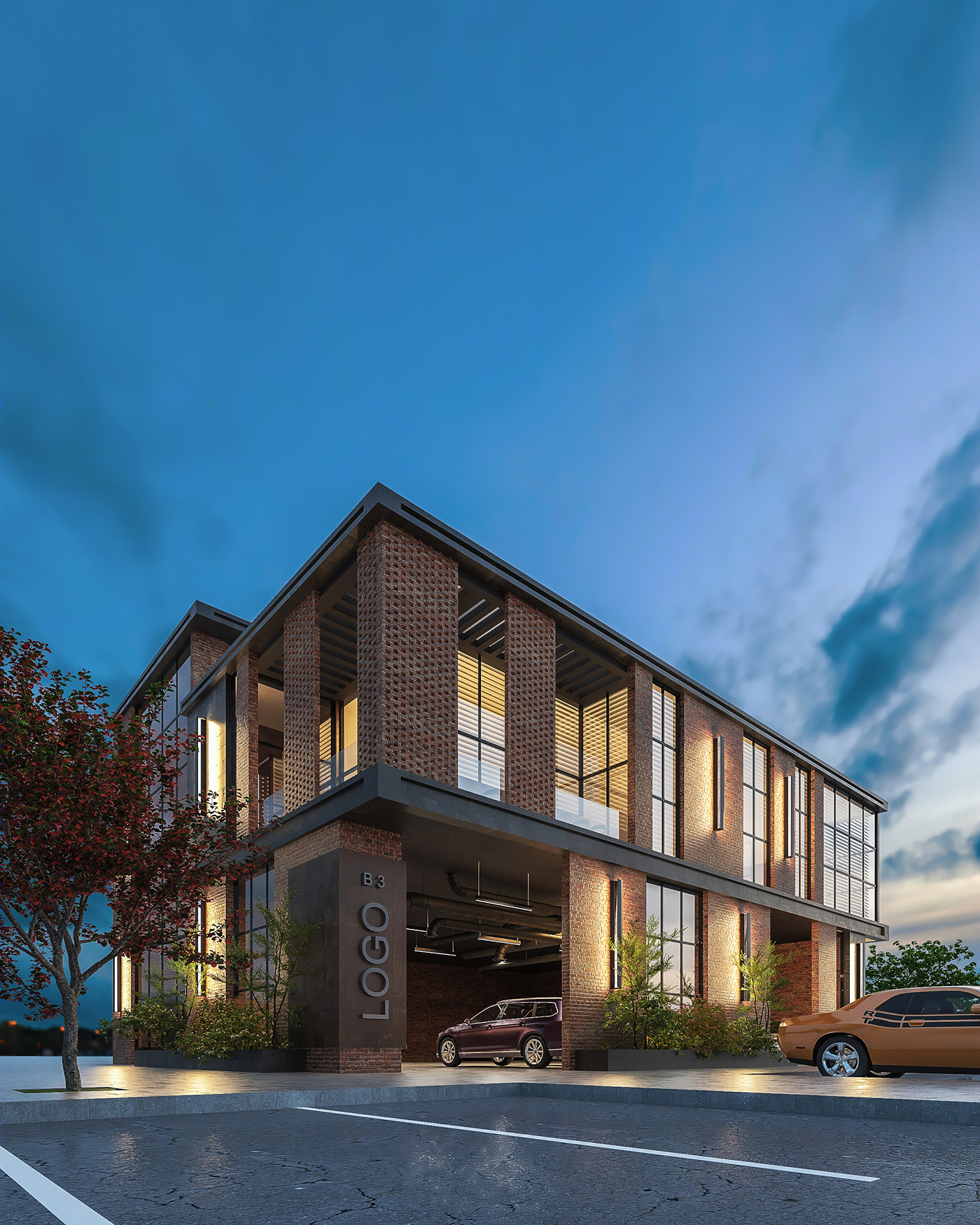 Anastasiya Gushchina丨办公建筑丨Office Building Proposal-0