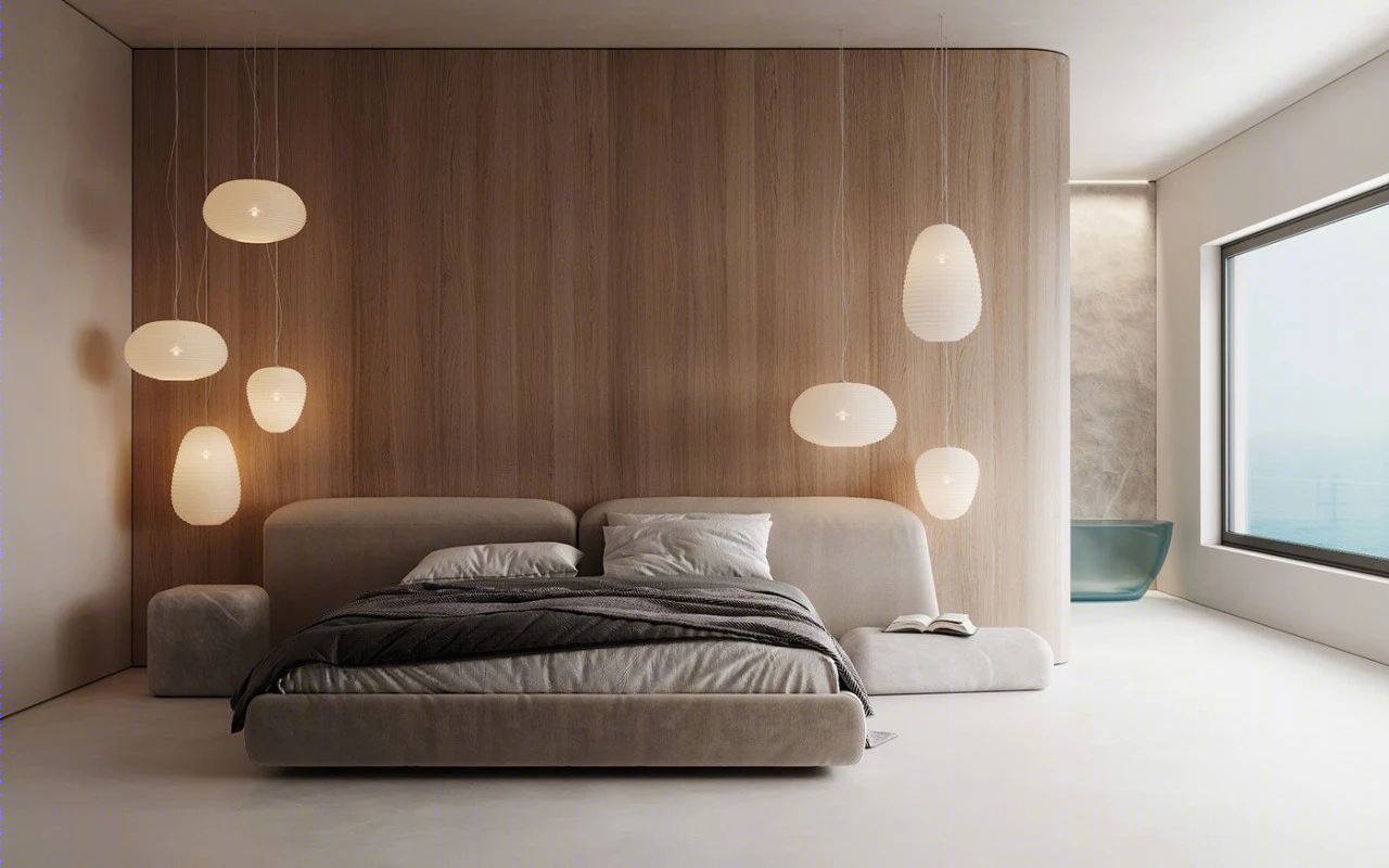 葡萄牙极简原木公寓-13