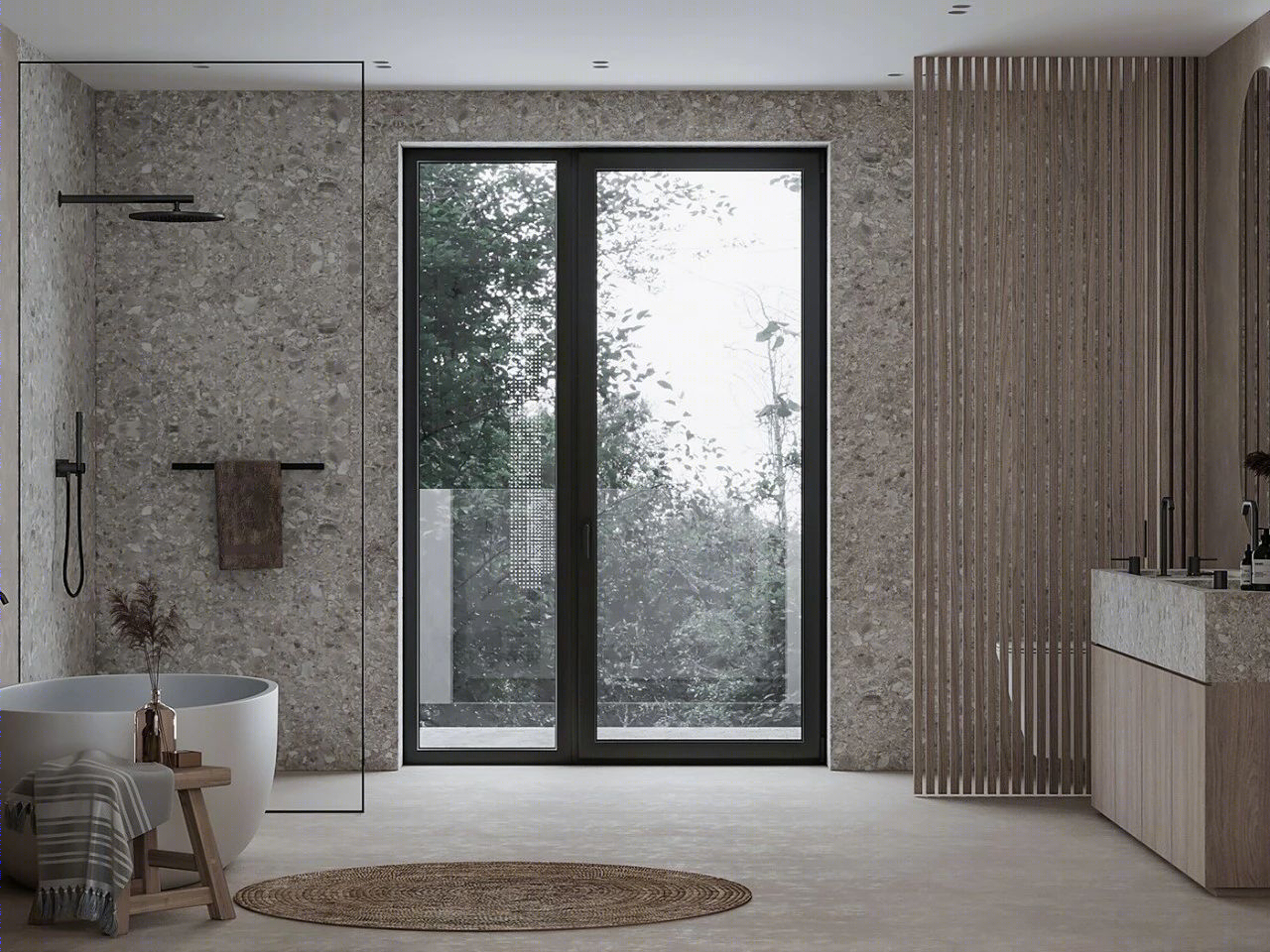 极简卧室设计，木石搭配禅意与简约-23