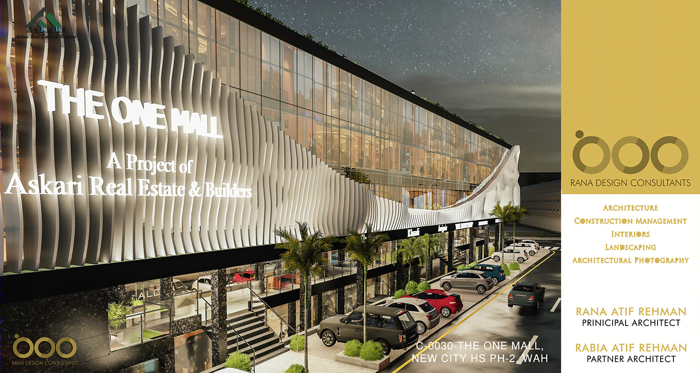巴基斯坦新城市二期“一站式”购物中心丨Rana Design Consultants-4