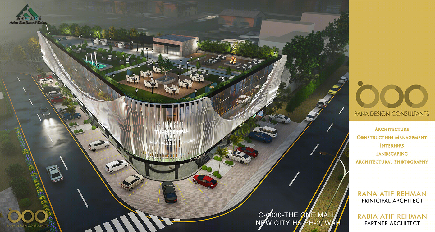 巴基斯坦新城市二期“一站式”购物中心丨Rana Design Consultants-5