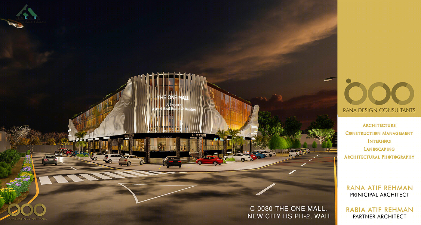 巴基斯坦新城市二期“一站式”购物中心丨Rana Design Consultants-6