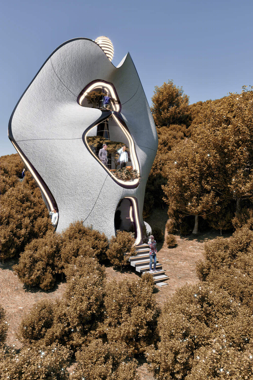 E·osteel Mother Nature 模块化预制生活博物馆房屋丨意大利丨MASK Architects-17