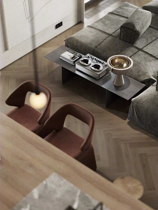 原木水泥灰，优雅 loft 生活-29