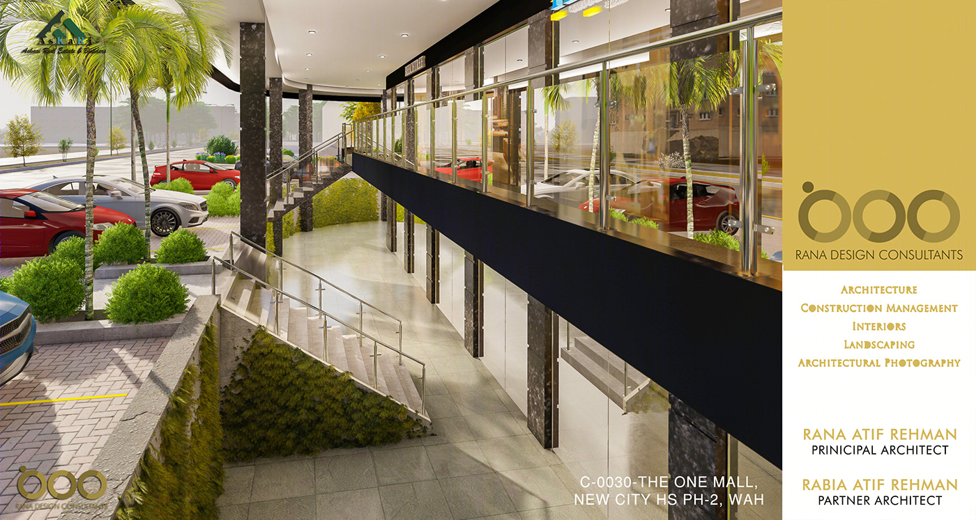 巴基斯坦新城市二期“一站式”购物中心丨Rana Design Consultants-7