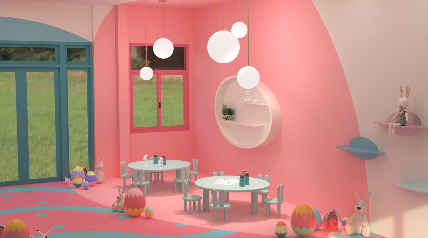 EASTER Kid's Art Room-9