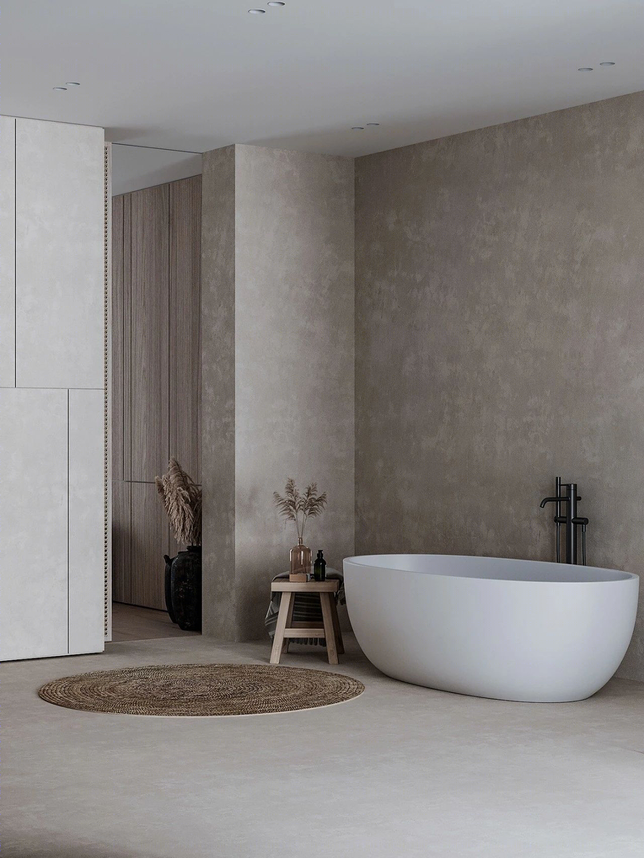 极简卧室设计，木石搭配禅意与简约-27