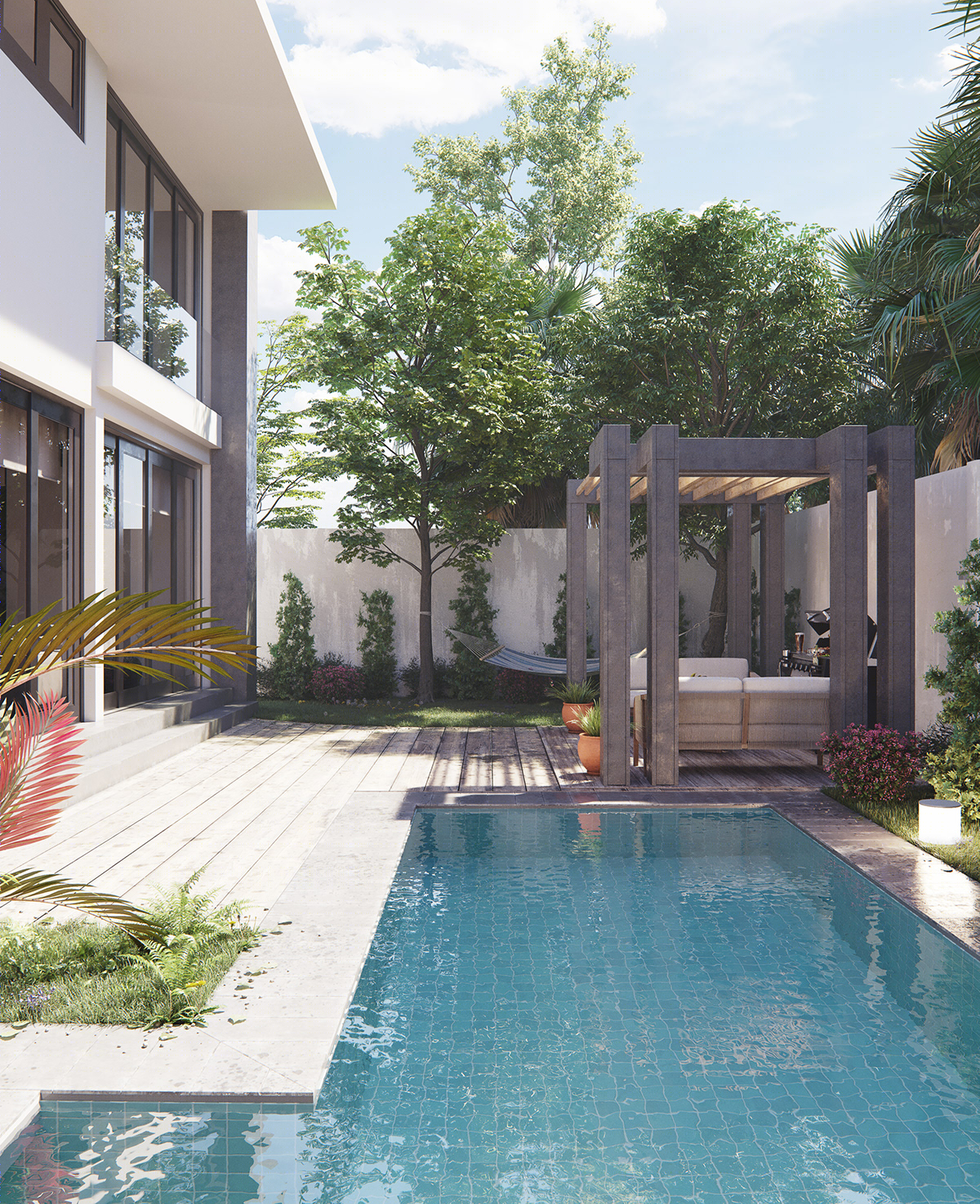 Anastasiya Gushchina丨庭院丨Mocoli Residencia Arq.Jonas Vinueza-1