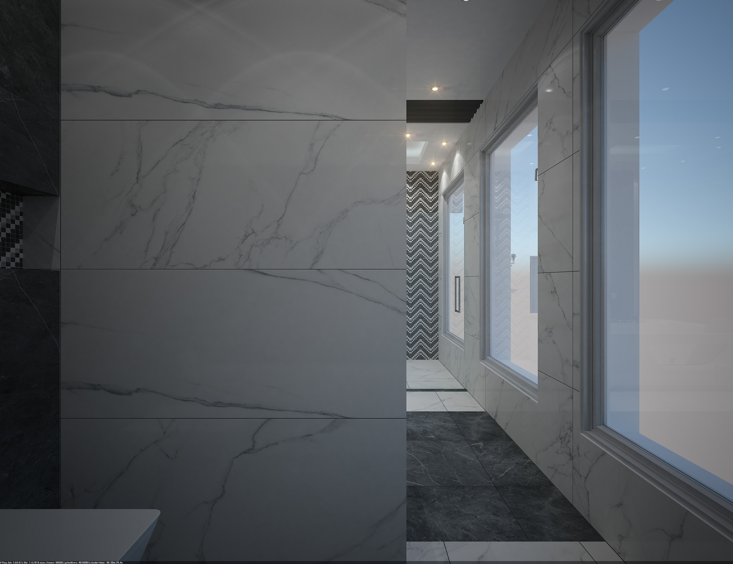 奢华灰色系卫浴设计-18