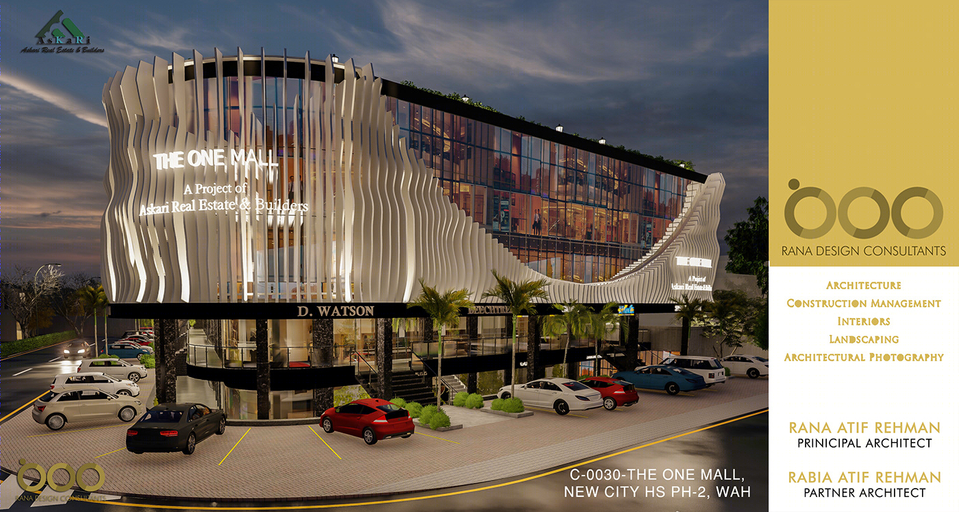 巴基斯坦新城市二期“一站式”购物中心丨Rana Design Consultants-8