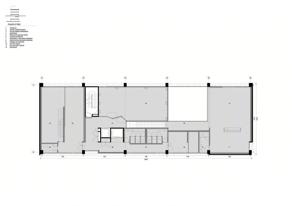 C·A·N·O·B· Jorge B· Griffa 运动员大楼丨阿根廷丨Taller de Arquitectura La Fundación-42