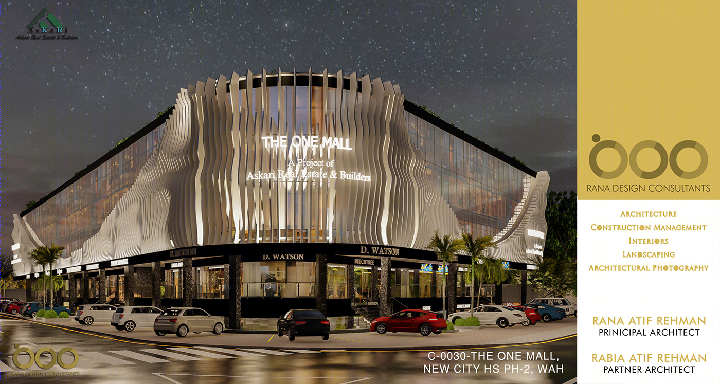 巴基斯坦新城市二期“一站式”购物中心丨Rana Design Consultants-9