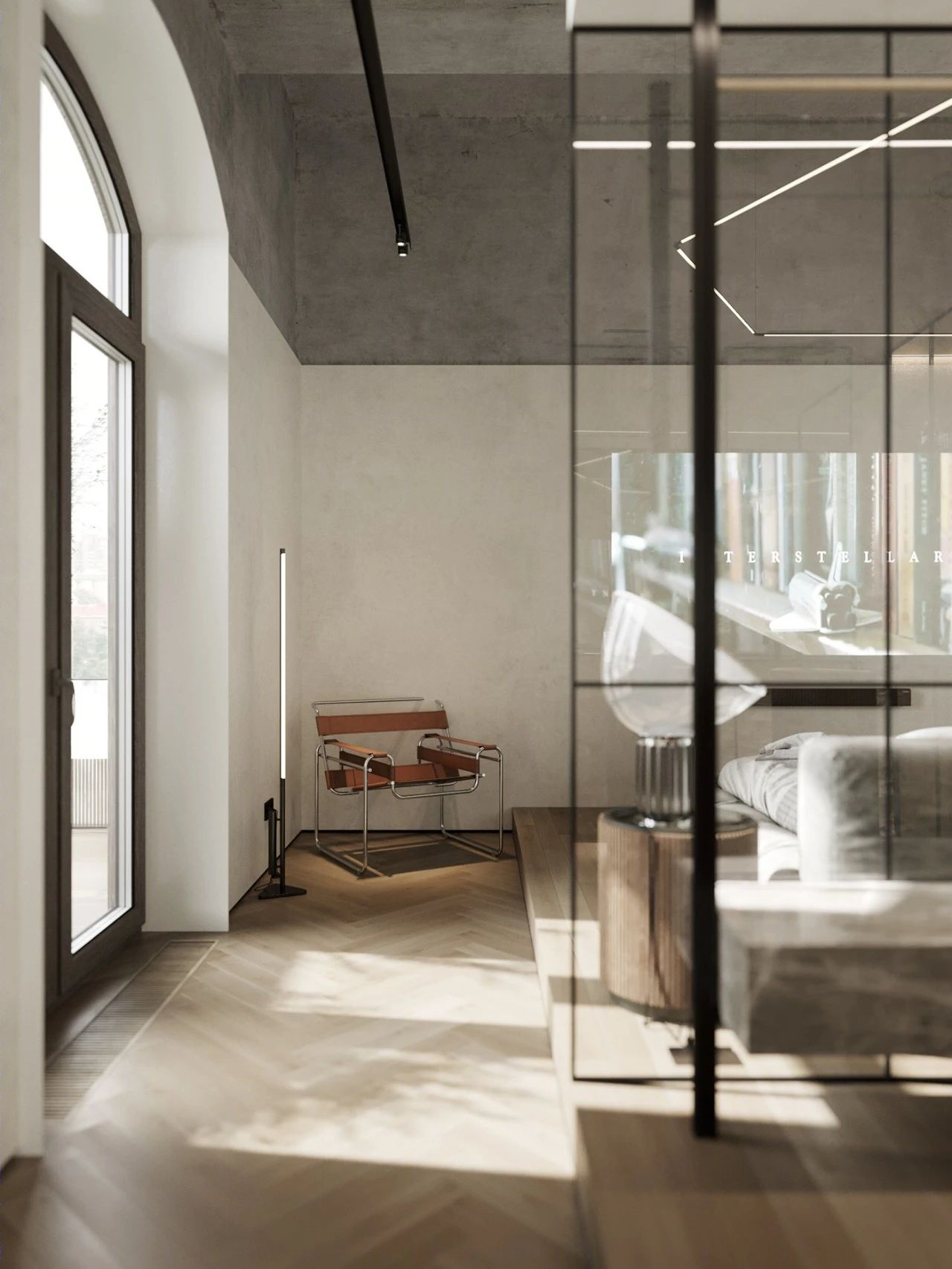 原木水泥灰,优雅 loft 生活-35