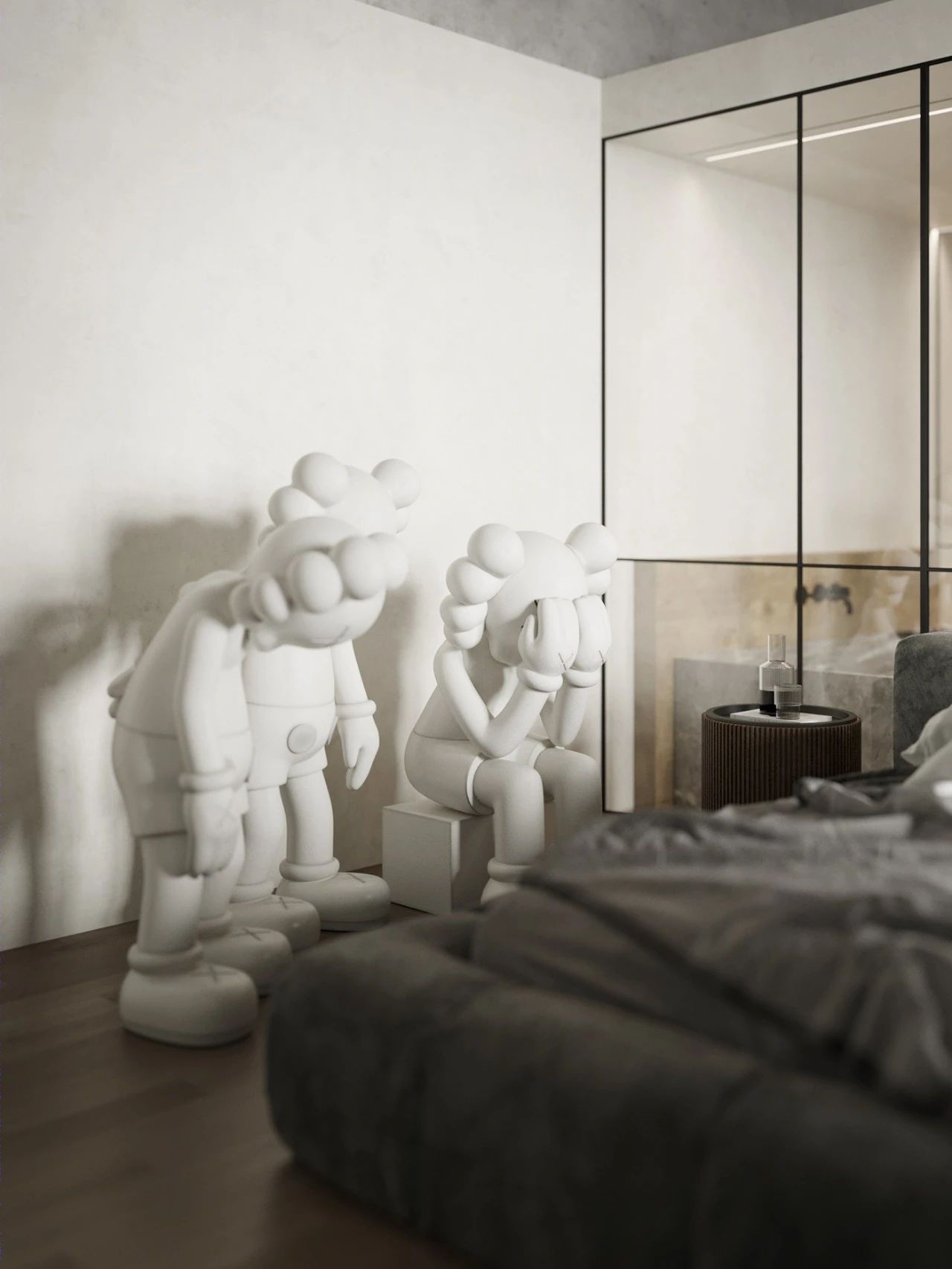 原木水泥灰，优雅 loft 生活-36