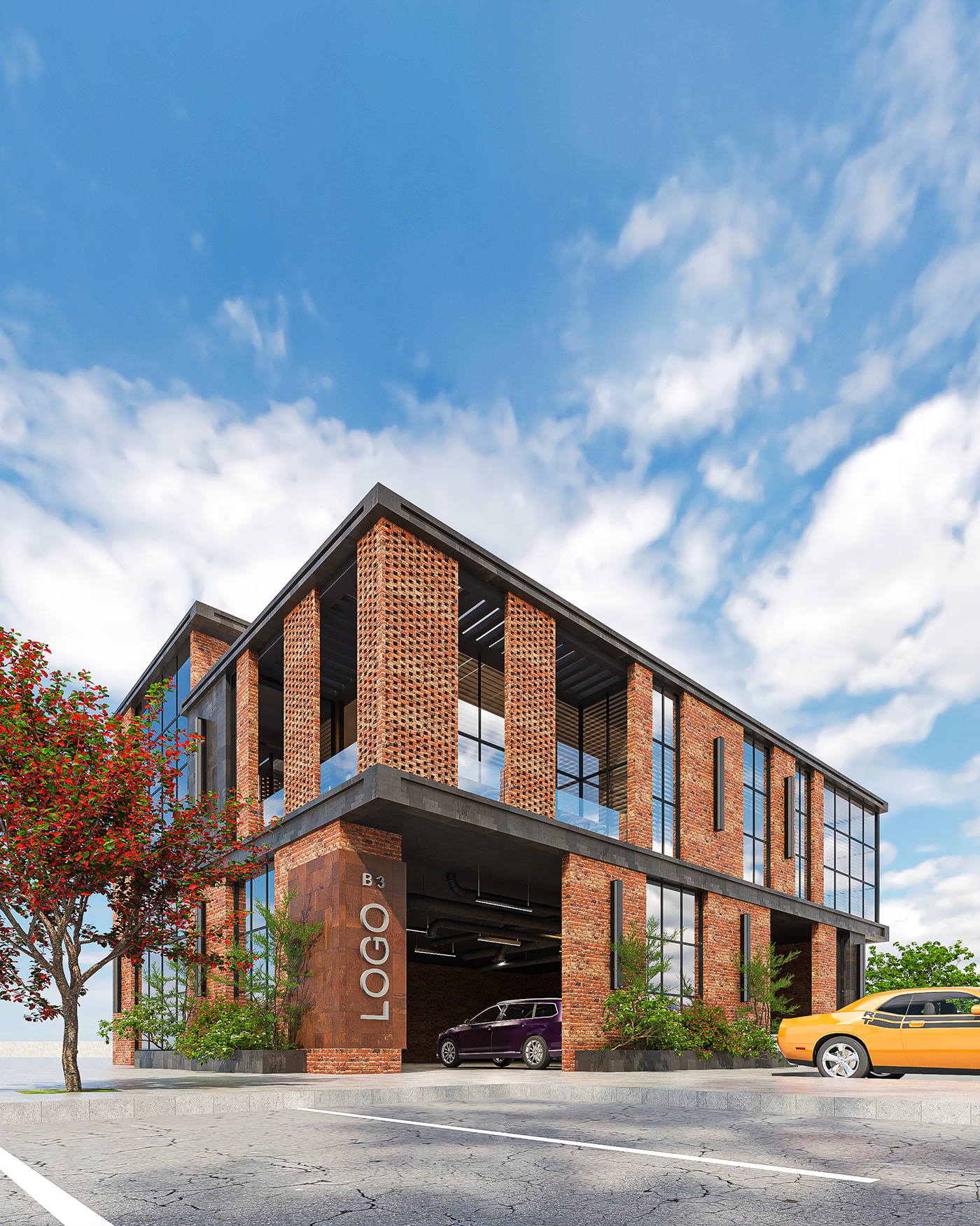 Anastasiya Gushchina丨办公建筑丨Office Building Proposal-1