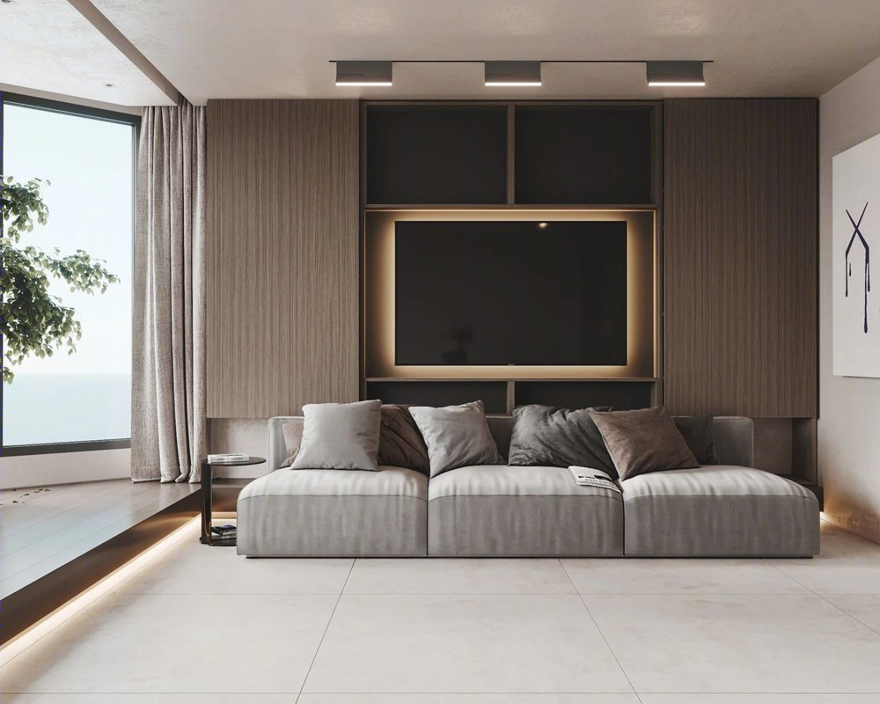 葡萄牙极简原木公寓-26