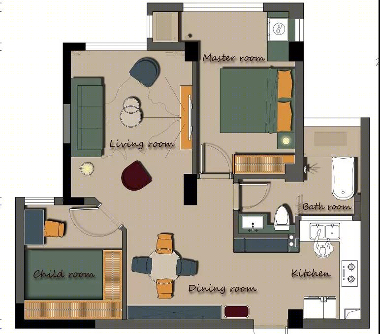 Mid·Century Modern复古画廊的家-3