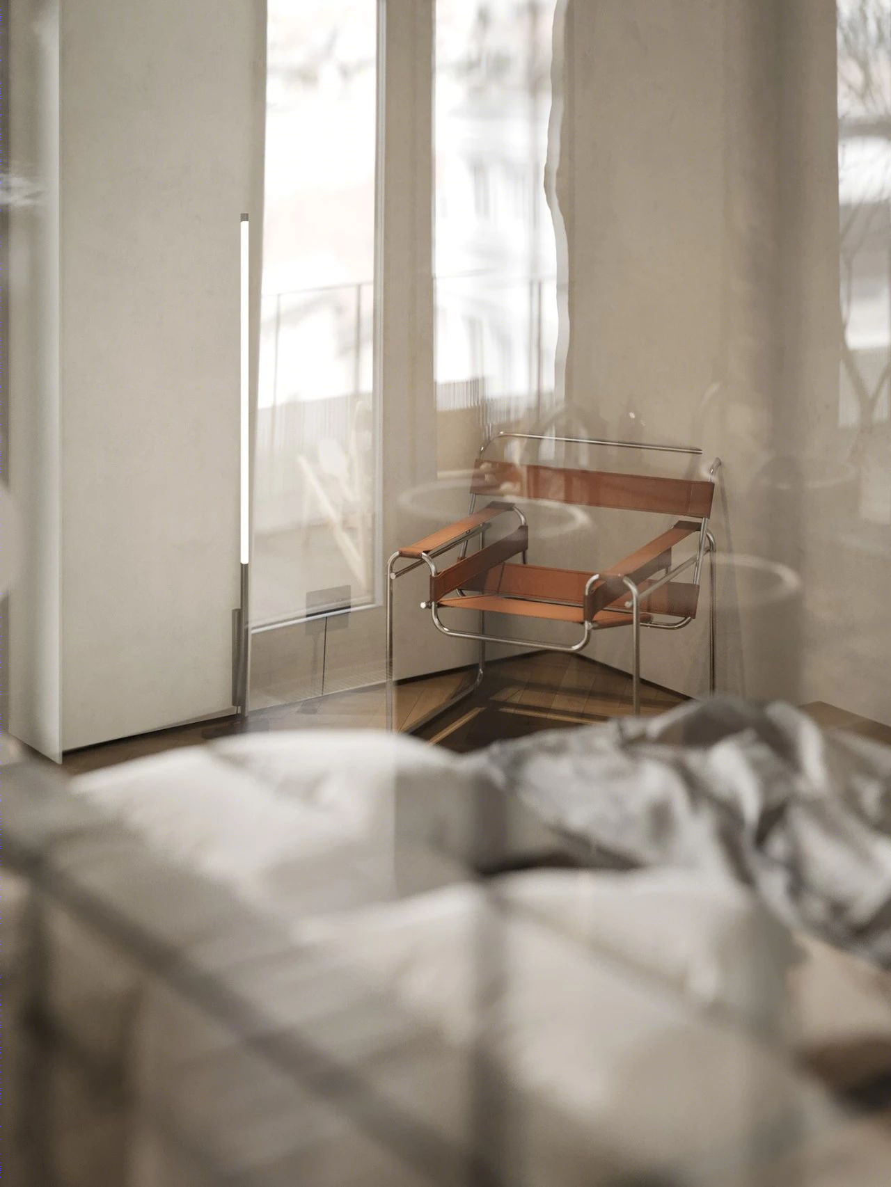 原木水泥灰，优雅 loft 生活-40