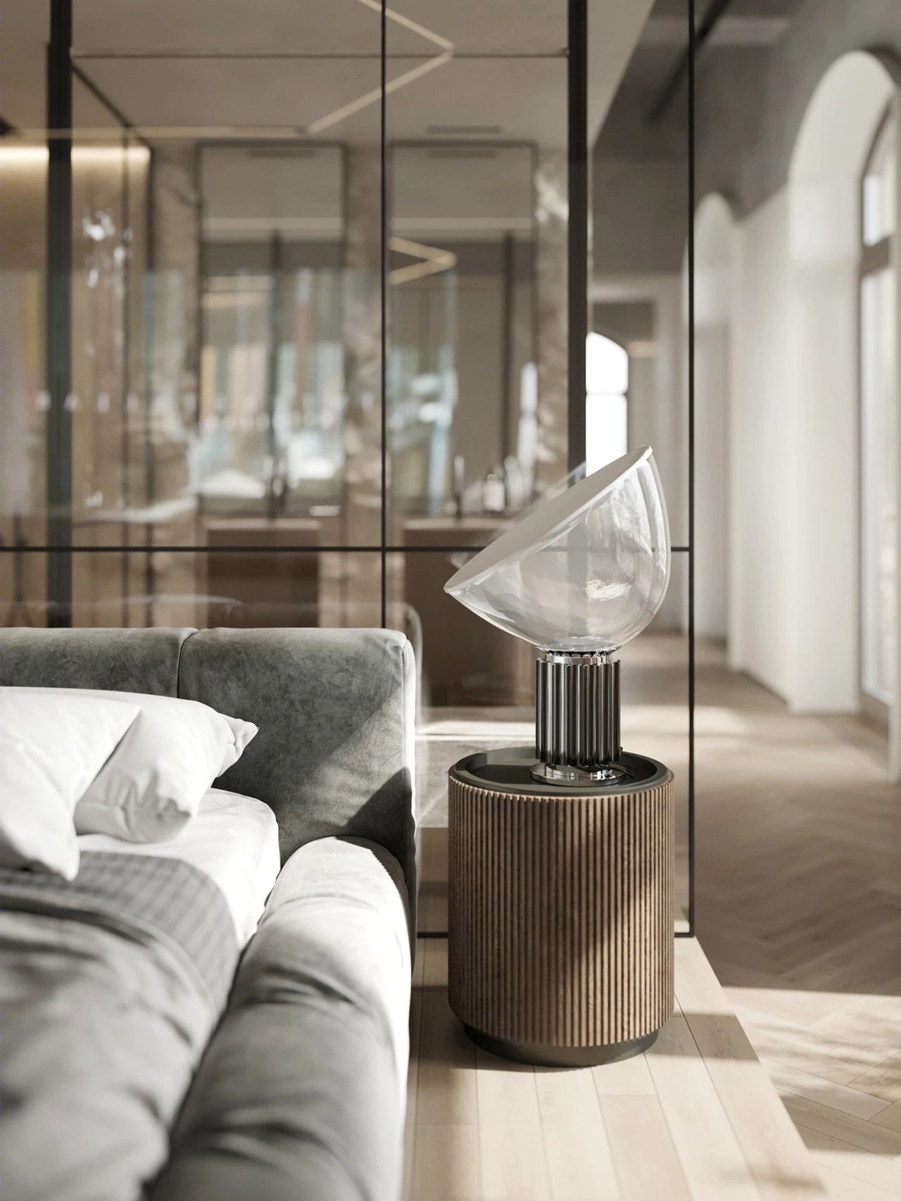 原木水泥灰，优雅 loft 生活-41
