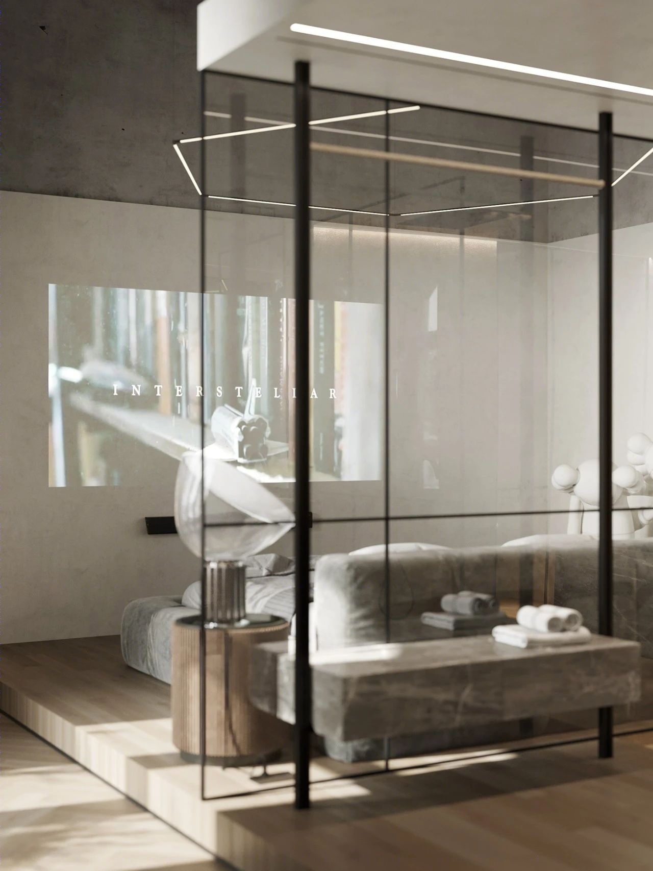 原木水泥灰,优雅 loft 生活-42