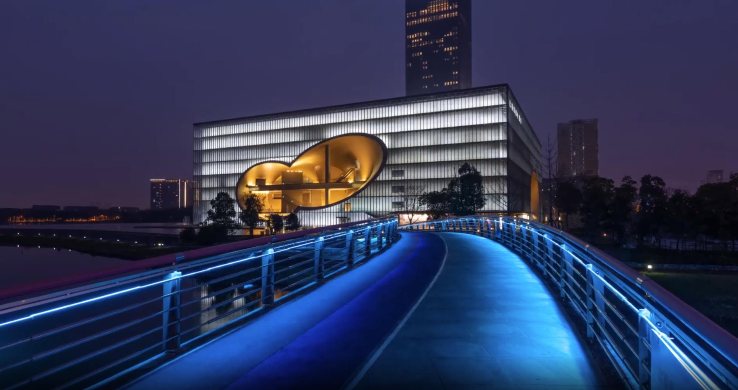 嘉定远香湖区域夜景灯光设计展示丨中国上海丨其他设计单位-11