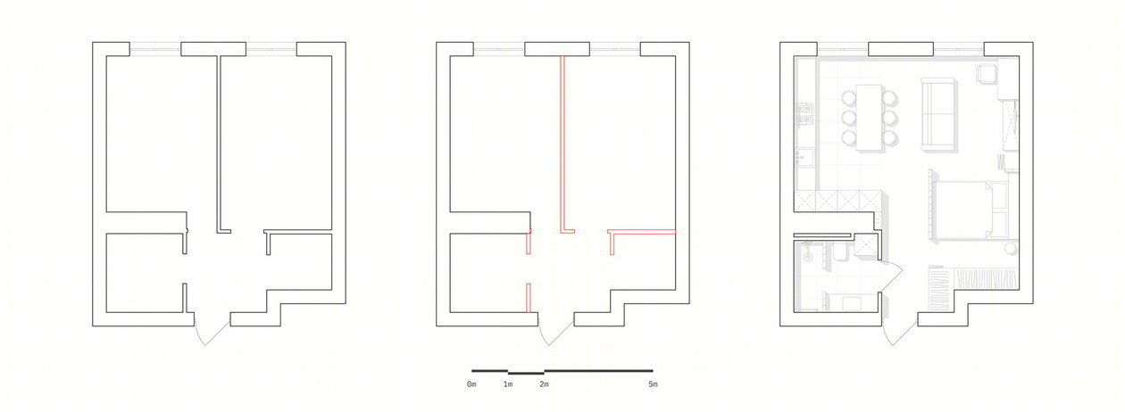 40㎡开放式空间设计-19