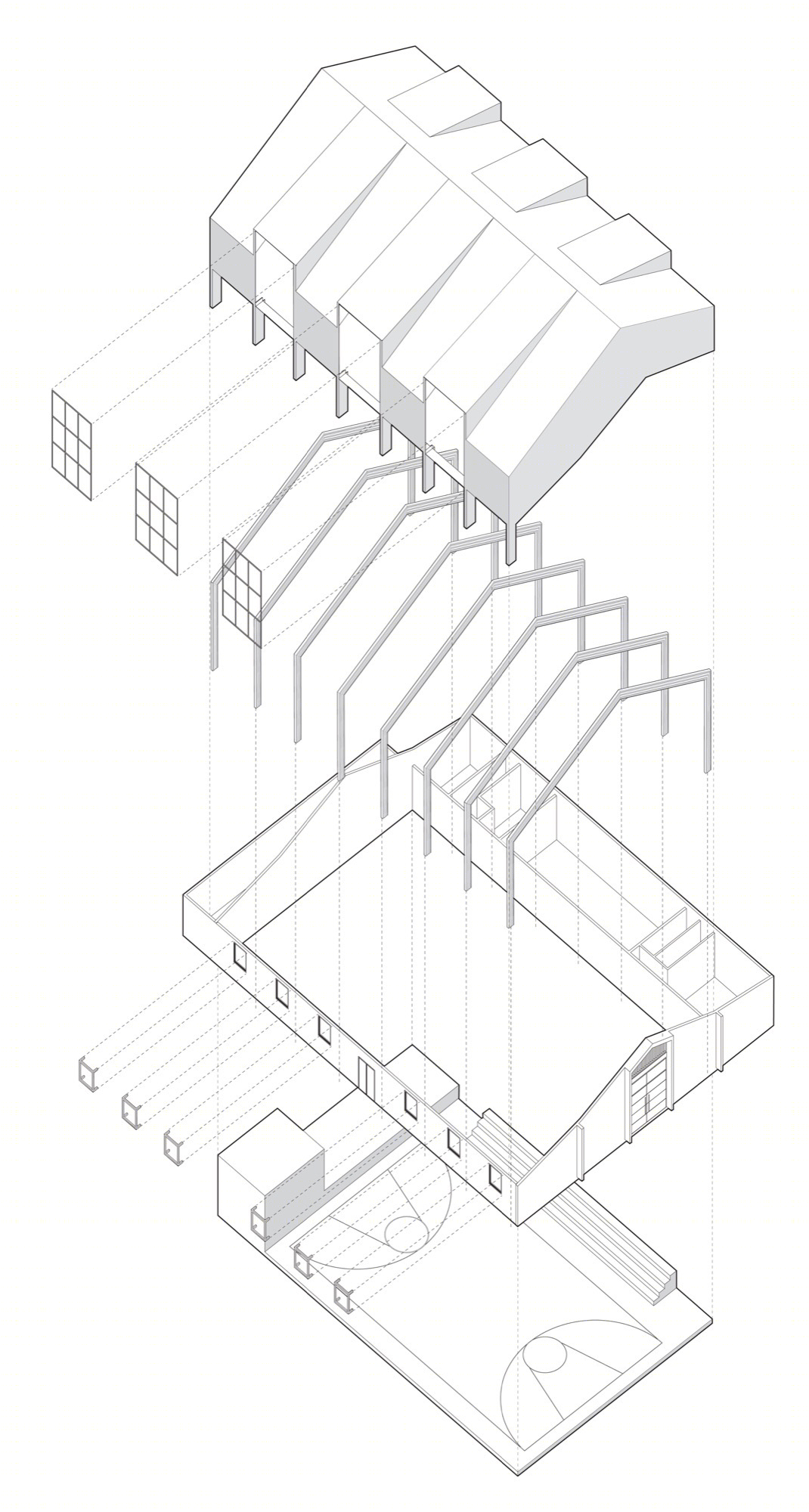 Lonquén 学校体育馆设计-49