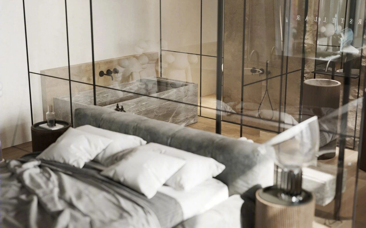 原木水泥灰，优雅 loft 生活-43