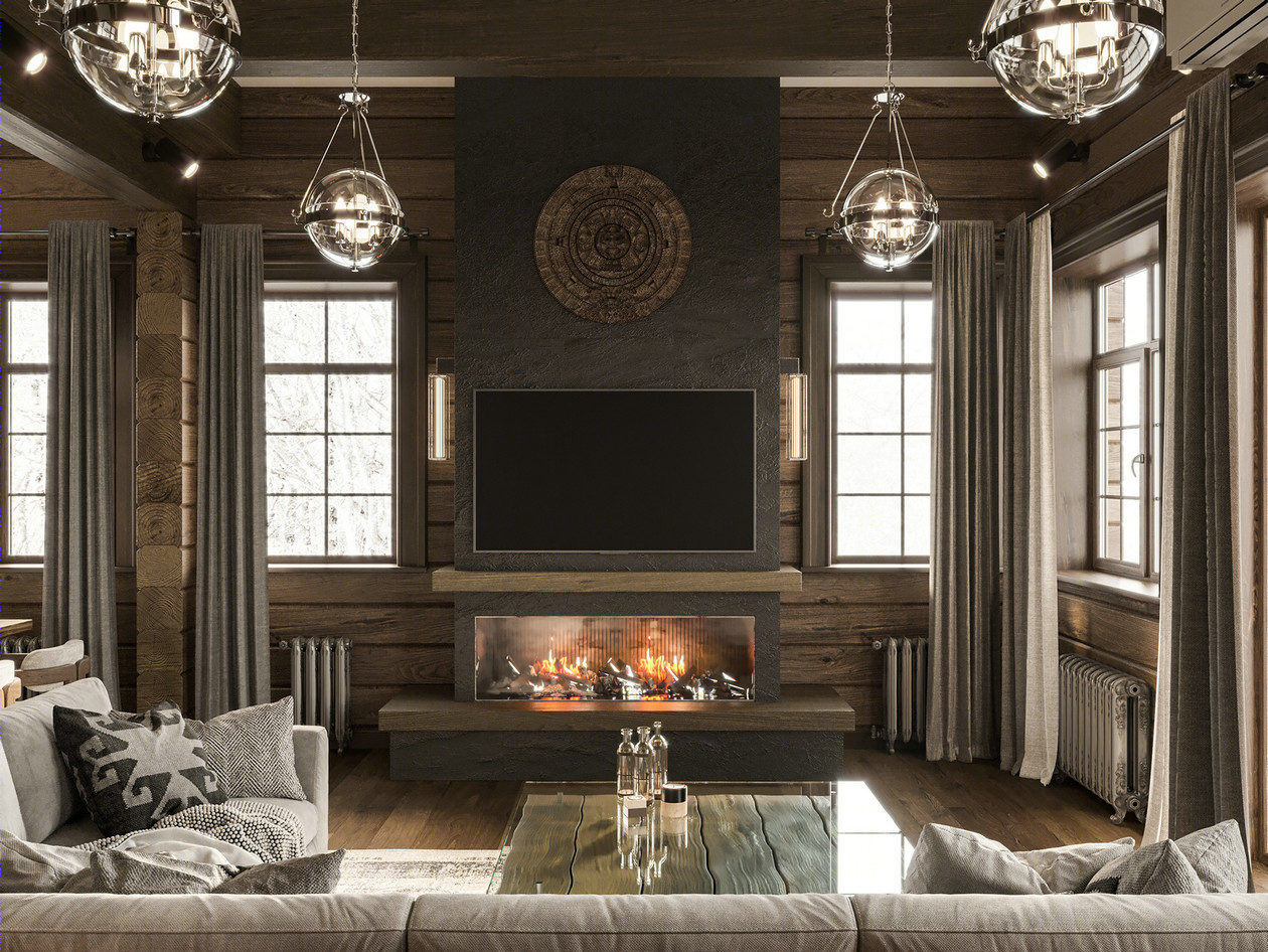 莫斯科360㎡木屋设计 至高境界的美！-0