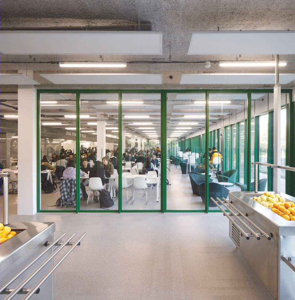 法国塞尔吉大学食堂改建丨I+A Laboratoire des structures-19