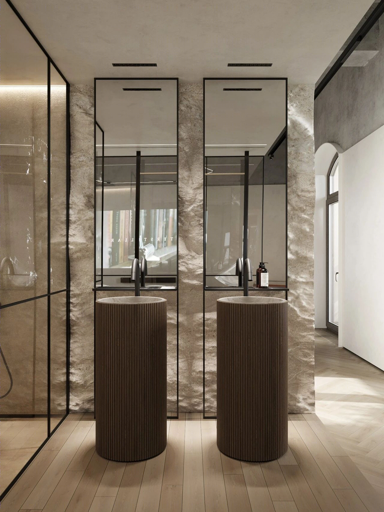 原木水泥灰,优雅 loft 生活-46