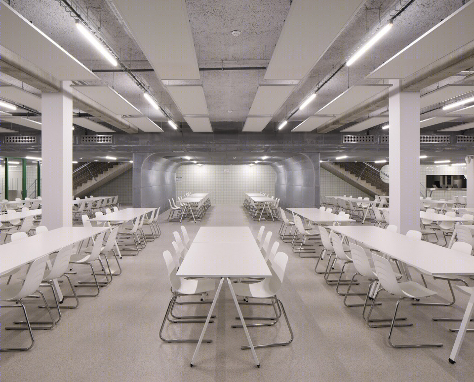法国塞尔吉大学食堂改建丨I+A Laboratoire des structures-29