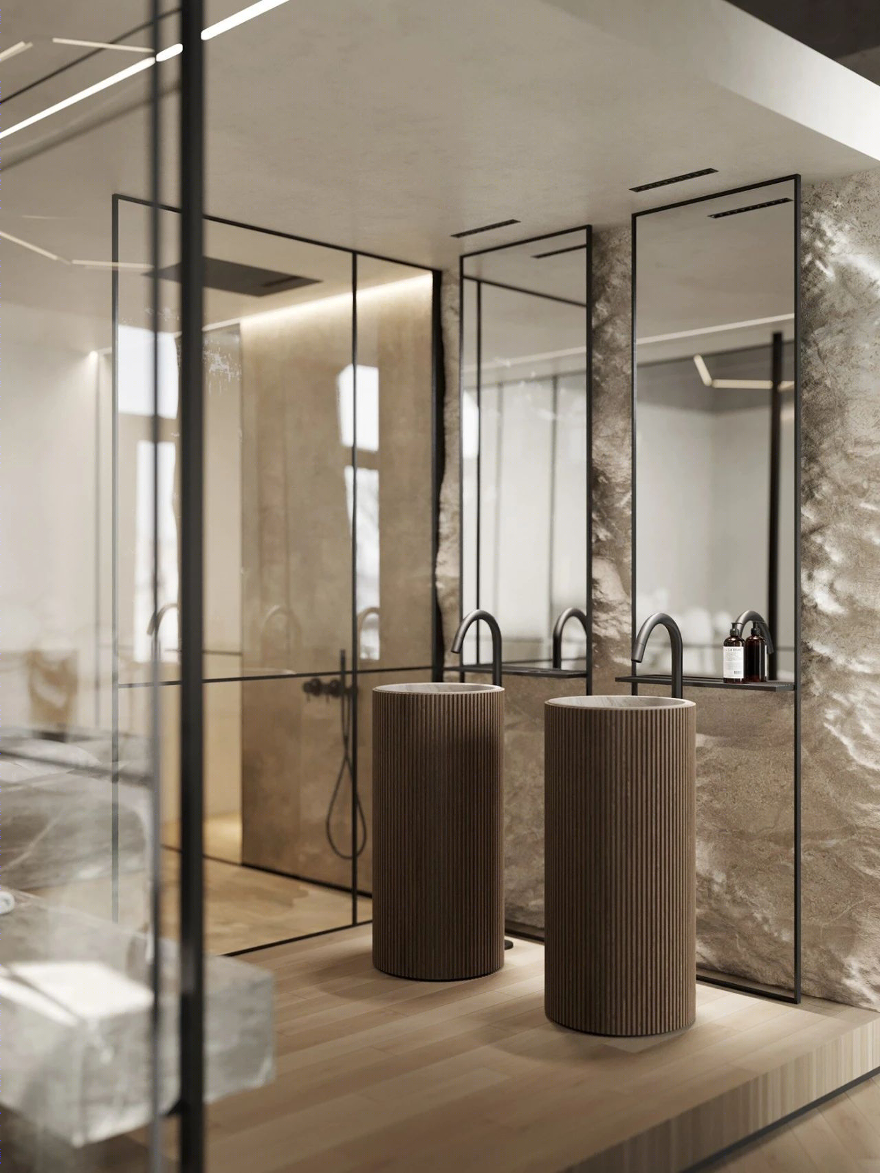 原木水泥灰,优雅 loft 生活-47