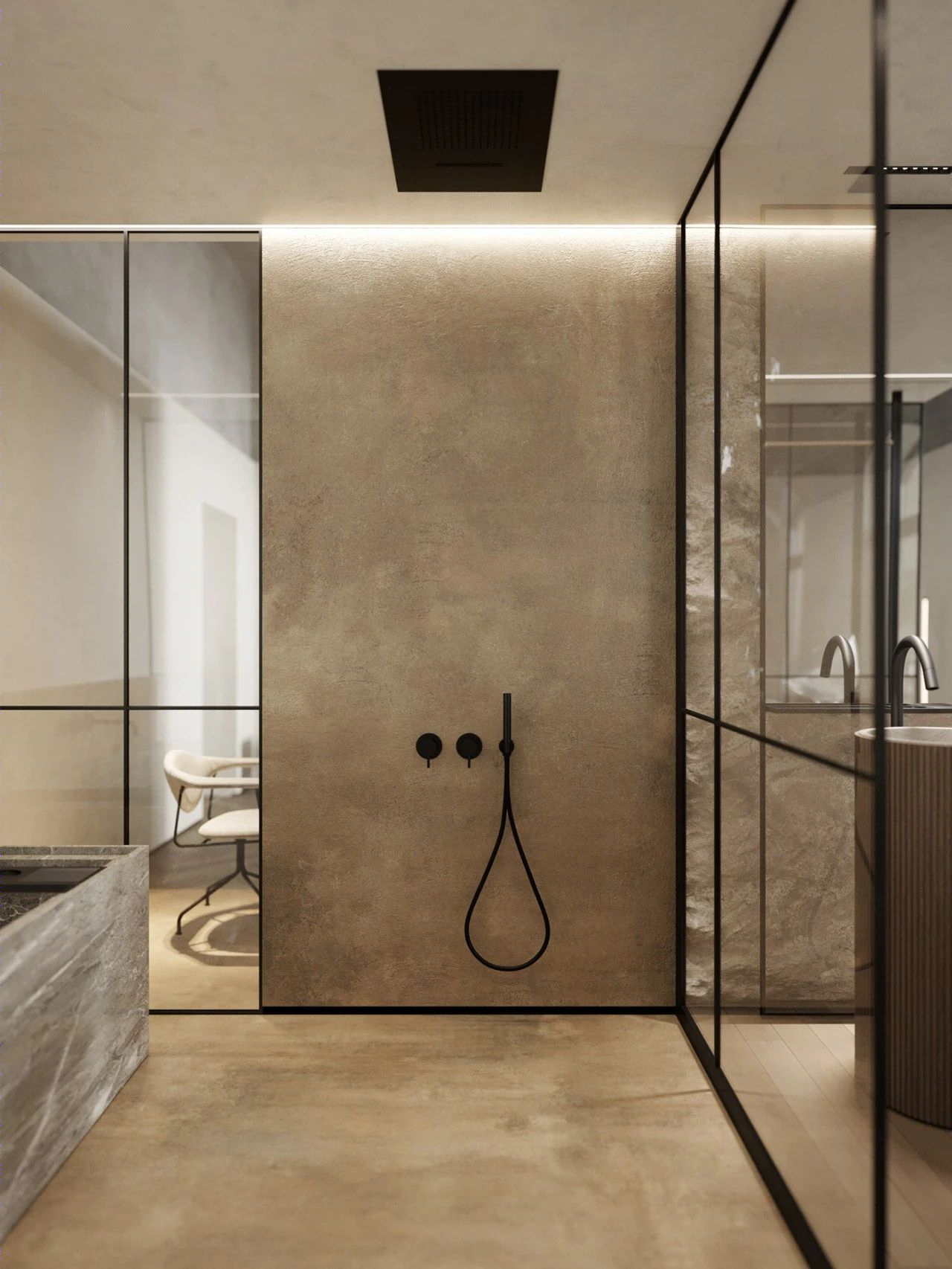 原木水泥灰,优雅 loft 生活-49